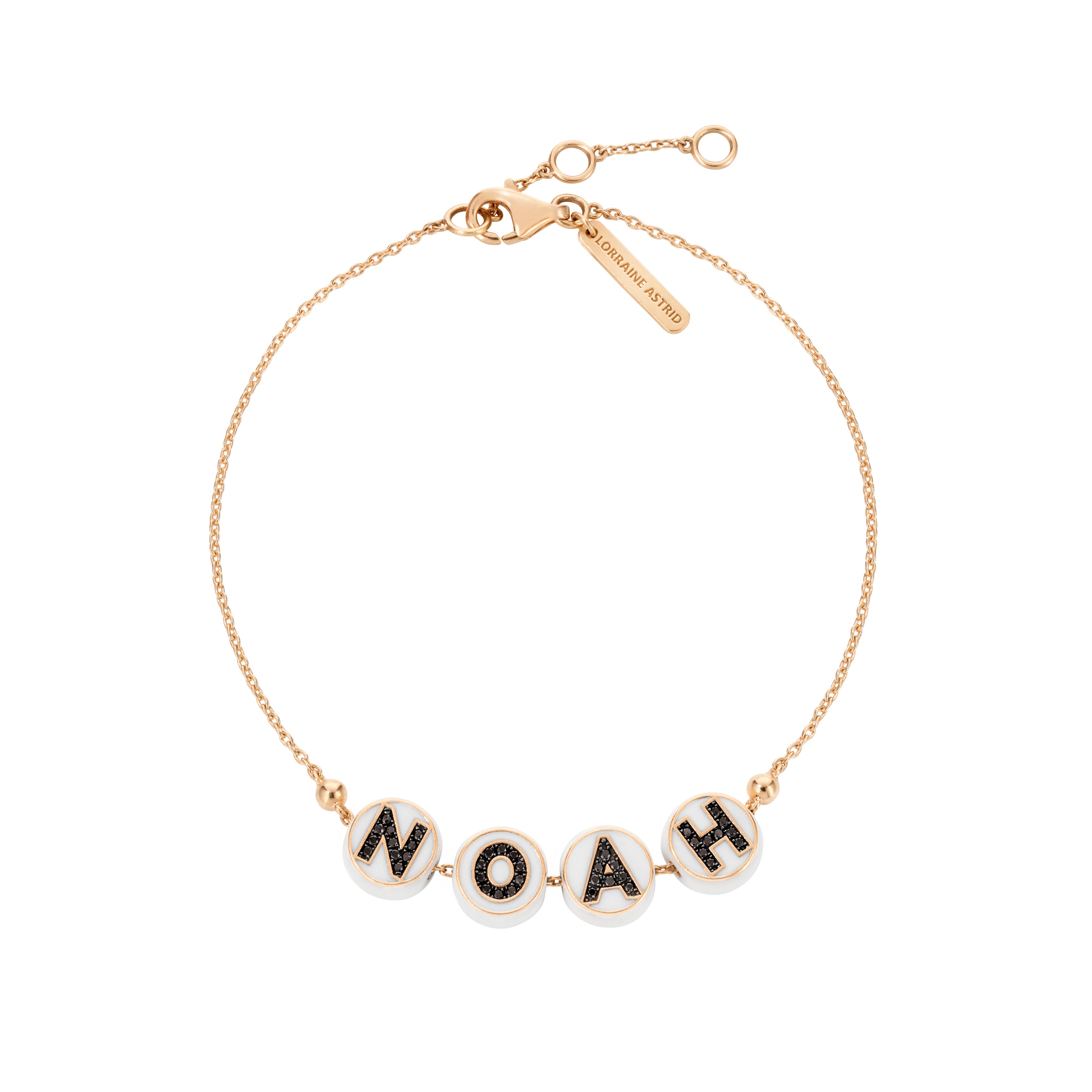 Letter beads Name on chain